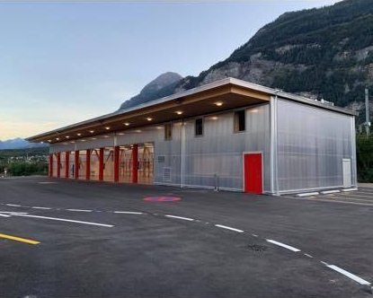 La première caserne de feu valdo-valaisanne a été inaugurée cet après-midi